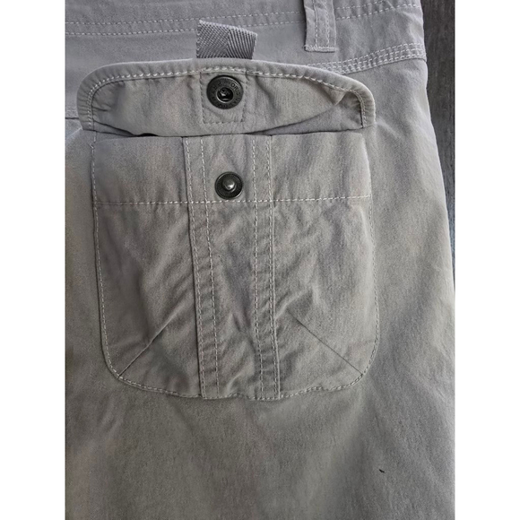 Women's Kuhl Gray Cargo Shorts Size 10 - Picture 5 of 7